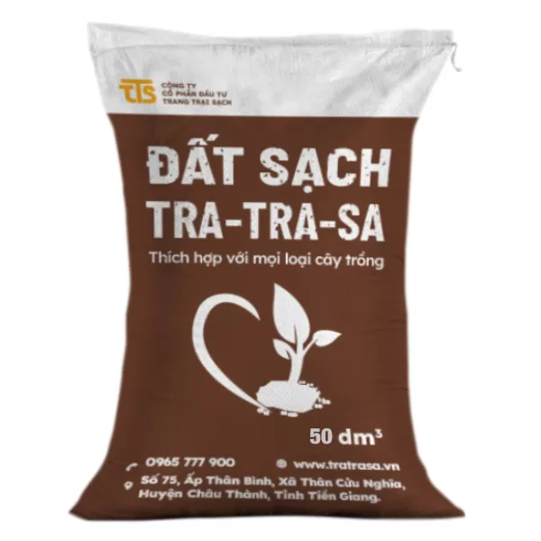 Đất Sạch Tratrasa Mekong Trồng Cây Đầy Đủ Dinh Dưỡng 20DM3, 50DM3 - Tratrasa - Ảnh 2