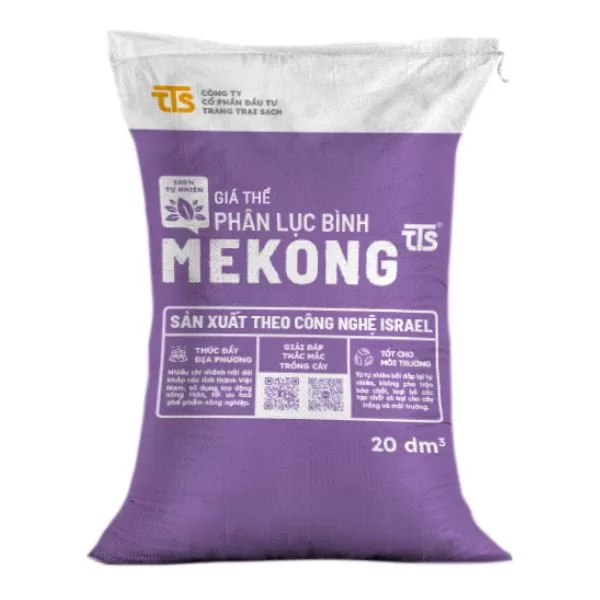 Phân Lục Bình Mekong Hữu Cơ An Toàn Cung Cấp Dinh Dưỡng Đầy Đủ Cho Rau Ăn Lá, Củ, Quả, 20DM3, 50DM3- Tratrasa
