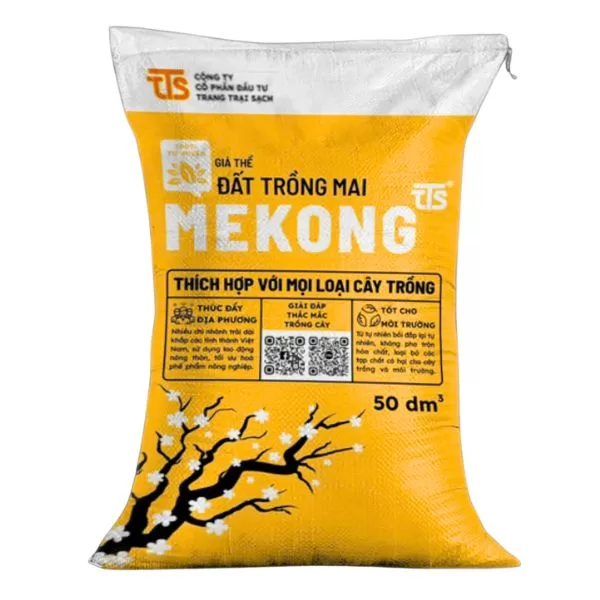 Đất Trồng Mai Mekong Hữu Cơ Đầy Đủ Dinh Dưỡng, Hiệu Quả Cho Cây Ra Hoa 20DM3, 50DM3 - Tratrasa - Ảnh 2