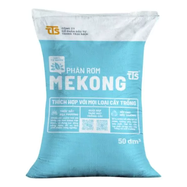 Phân Rơm Mekong Hữu Cơ An Toàn Vượt Trội Cho Rau Và Hoa Kiểng 20DM3, 50DM3 - Tratrasa - Ảnh 2