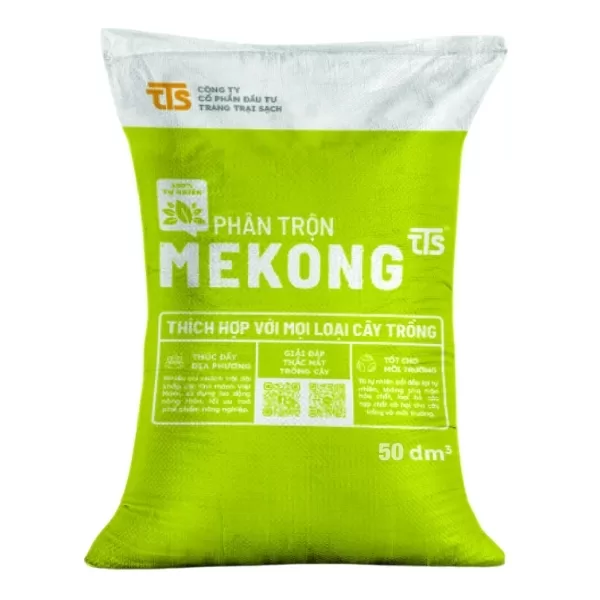 Phân Trộn Mekong Đầy Đủ Dinh Dưỡng Trồng Rau Sạch, Cây Xanh 20DM3, 50DM3 - Tratrasa - Ảnh 2