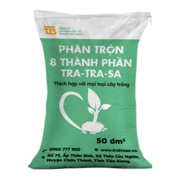 Phân Trộn 8 Thành Phần Tratrasa Hữu Cơ Tự Nhiên Trồng Cho Các Loại Cây, Rau, Hoa Quả 20DM3, 50DM3 - Tratrasa - Ảnh 2