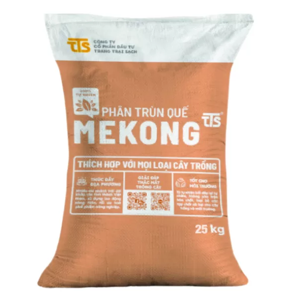 Phân Trùn Quế Mekong Hữu Cơ Nguyên Chất Bổ Sung Dinh Dưỡng Cho Cây Trồng 10KG, 25KG - Tratrasa - Ảnh 2