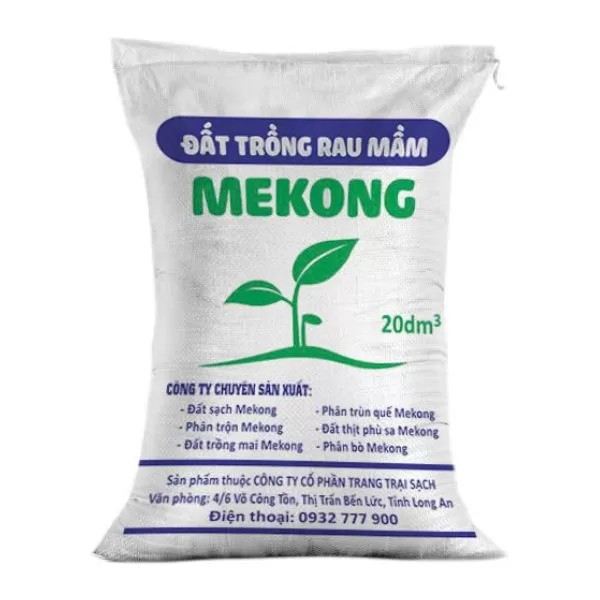 Đất Trồng Rau Mầm Mekong Hữu Cơ, An Toàn, Giàu Dưỡng Chất 20DM3 - Tratrasa