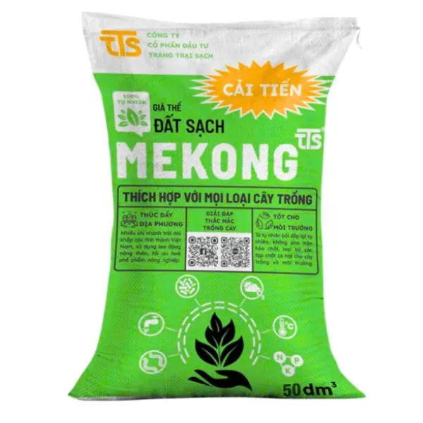 Đất Sạch Mekong Cải Tiến Dinh Dưỡng Toàn Diện Cung Cấp Nguồn Dinh Dưỡng Tự Nhiên Cho Cây 20DM3, 50DM3 - Tratrasa - Ảnh 2