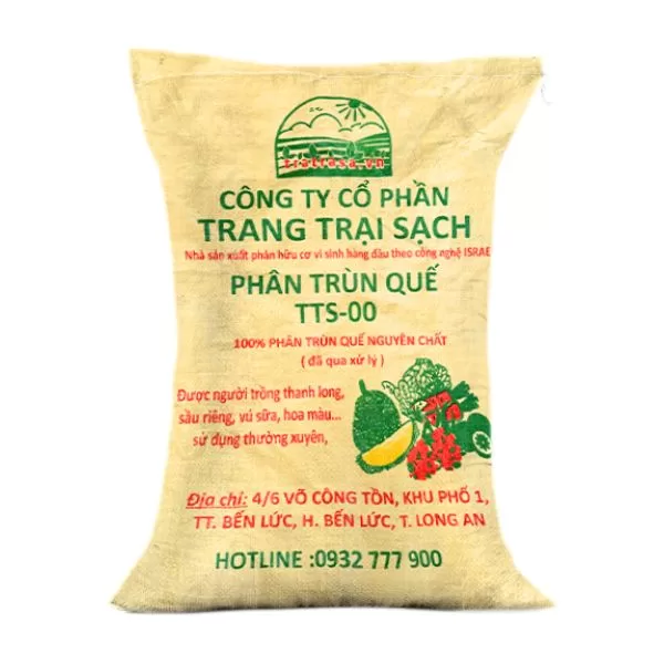 Phân Trùn Quế Tratrasa Hữu Cơ Bổ Sung Dinh Dưỡng Giúp Cây Phát Triển Tốt 25KG, 5KG, 2KG - Tratrasa