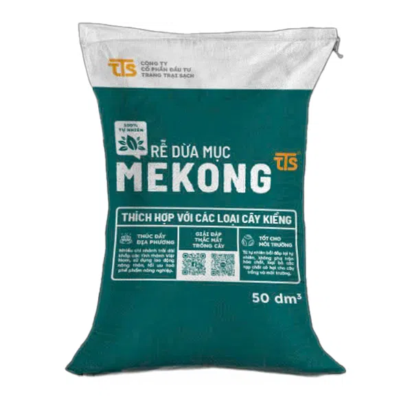 Rễ Dừa Mục Mekong Phân Bón Hữu Cơ, An Toàn, Chất Lượng Cho Cây Kiểng, Bao Xá - Tratrasa