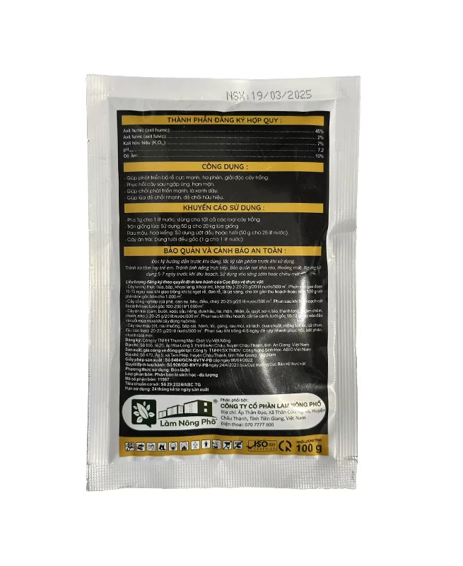 Humic Viet bột 100gam